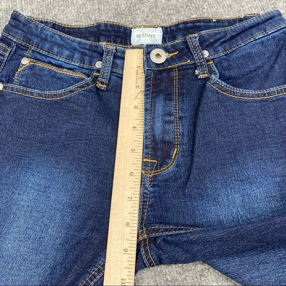HUDSON Skinny dark wash jeans Girls size 14 Slim fit indie Sleaze - Picture 3 of 10